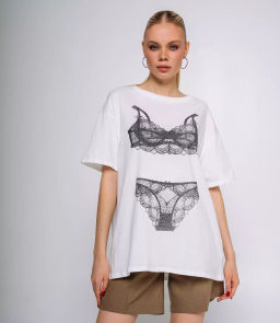 Футболка #КТ05198, белый