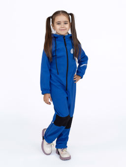 Комбинезон демисезонный из софтшелла зеленый - Arctic kids фото 2
