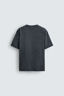 CAMISETA HEAVYWEIGHT MANGA CORTA ORIGINS / Gris antracita - Zara фото 7