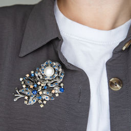 Брошь-подвеска Арт. 3-4018-W - MyGemma фото 2