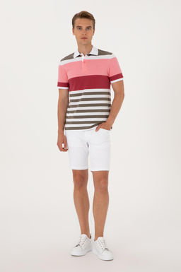 Erkek Regular Fit Polo Yaka Pembe Ti__rt Sepette S_rpriz _ndirim - U.s. polo assn фото 4