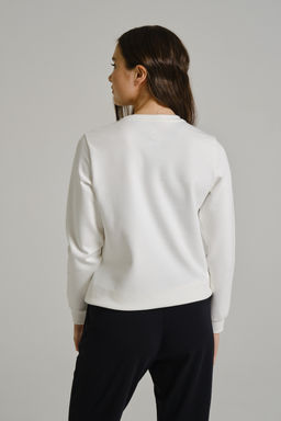 Свитшот Белый TRN Sweatshirt - Anta фото 4