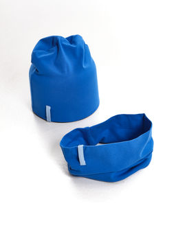 Комплект (шапка+снуд) UD 3017 син/электрик