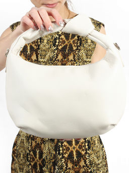 LACCOMA сумка Офелия-слоновая кость эко кожа хлопок