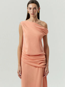 ЕМКА / Топ со сборкой из тенсела - Emka фото 5