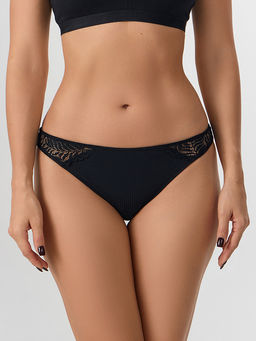 Цена за 2 штуки! Трусы бразилиана женские черные - Mark formelle фото 2