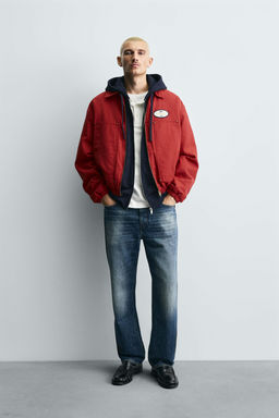 BOXY FIT EMBROIDERED JACKET