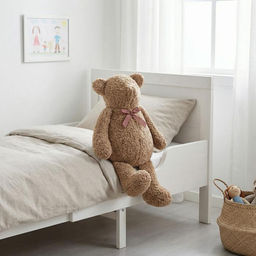 Подушка декоративная арт.4692-10 Медведь ТЕД хлопок беж