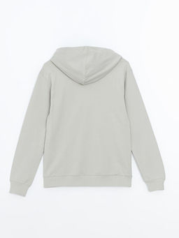 Kap??onlu Bask?l? Erkek ?ocuk Sweatshirt - Waikiki фото 3