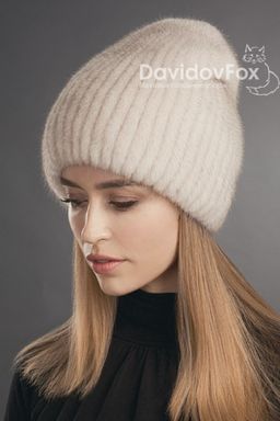 Шапка Бини норка колотый лед