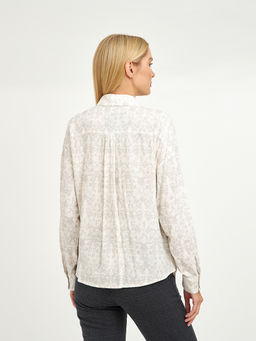 рубашка женская прямого кроя с принтом - Glenfield фото 8