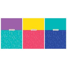 Тетрадь 80л. А4 "Monocolor. Letters", линия (Т4ск80 11206, "BG")