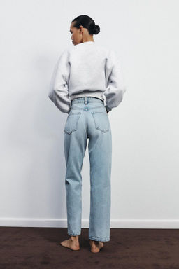 TRF MOM FIT HIGH-WAIST JEANS - Zara фото 25