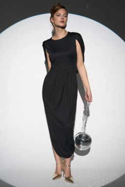 Платье Грация (черный) - Эльза фото 15