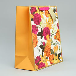 Пакет подарочный с шильдиком На радость тебе, 30.5 х 25.4 х 12.7 см - Дарите счастье фото 3