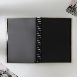 Фотоальбом магнитный на 80 фото, 20 черных листов Вместе навсегда