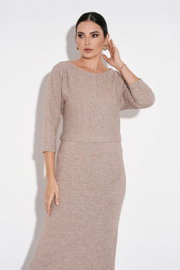 Платье Foxy Fox 1481 бежевый  фото 2