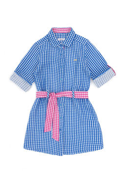 Тканое платье Saks для девочки - U.s. polo assn фото 6