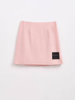 CONTE Фактурная mini-юбка А-силуэта Visualize your dreams LU 1643 romantic pink romantic pink