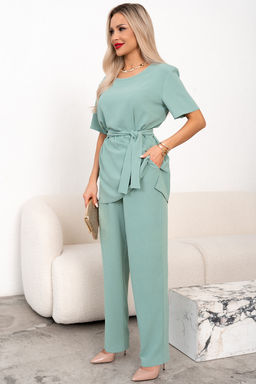 Костюм брючный (мята) К11-90/3 - Николь фото 6