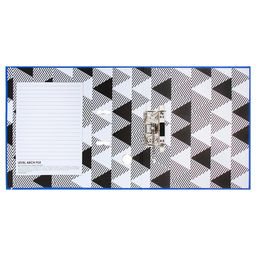 Пaпкa-регистратор А4 75мм Calligrata ламинированная, джинсовый синий  фото 6