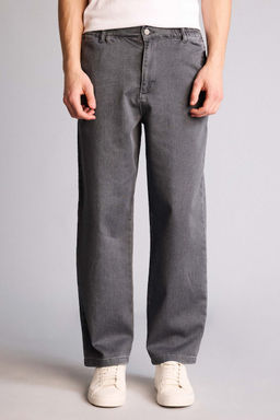Yumu_ak Dokulu Wide Leg Jean Pantolon - Defacto фото 3