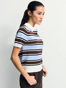 Джемпер-поло из вискозы / Zarina фото 5