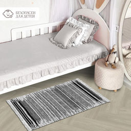 Коврик безворсовый ПРОВАНС icarpet 60*100 004 обсидиан 07 фото 4