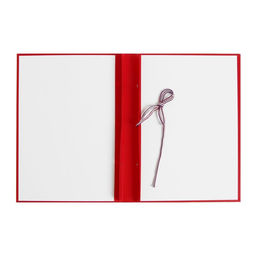 Папка Дипломная работа А4, бумвинил, гребешки/сутаж, без бумаги, красная, (вместимость до 150 листов) - Calligrata фото 6