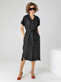 23207 Платье черный - Dizzyway фото 5