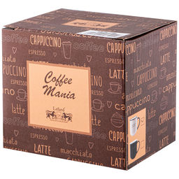 КРУЖКА КОФЕЙНОГО ЦВЕТА С ЗОЛОТОЙ ДЕТАЛЬЮ 400 МЛ - Lefard фото 2