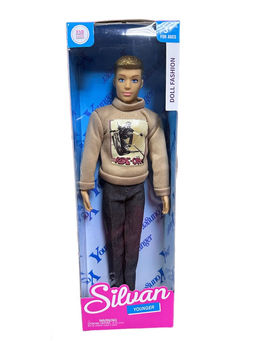 Кукла "Silvan. Парень. Younger" 30см в коробке (HP1214273-2) подвижные кисти рук; в брюках, беж. свитере и кроссовках