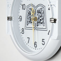 Часы настенные Мусульманские 34х24 см / 2580MW /уп 30/белые - Галеонтрейд фото 5