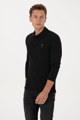 Erkek Siyah Basic Sweatshirt - U.s. polo assn фото 3