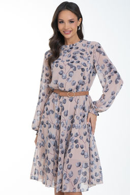 Платье Очарование шифона (пудра)