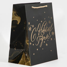 Пакет ламинированный Золото, 21 30 15 см - Дарите счастье фото 10