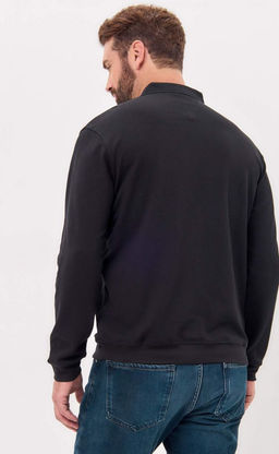 Поло д/р F421-07-7021 black - Fine joyce фото 6