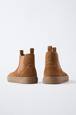 LEATHER CHELSEA BOOTS - Zara фото 5