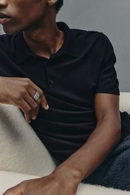 Polo de lana Slim Fit - H&m фото 3