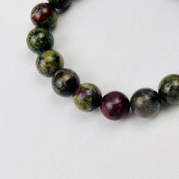 Браслет из зеленой Яшмы - Радуга самоцветов фото 3