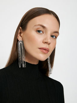 10206220342 Серьги жен. Rainfall серебристый