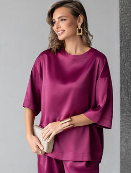 D29.279 Блузка женская бургунди