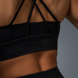 Топ спортивный женский ONLYTOP Sculpt, размер 44 (M), чёрный