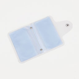 Визитница на кнопке, 24 карты, цвет белый - Simaland фото 3