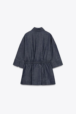 LINEN BLEND SAFARI SHIRT - Zara фото 7