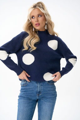 Свитер Зои (синий) - Эльза фото 2