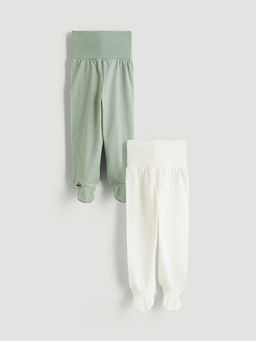 Beli Lastikli Erkek Bebek Pantolon 2li