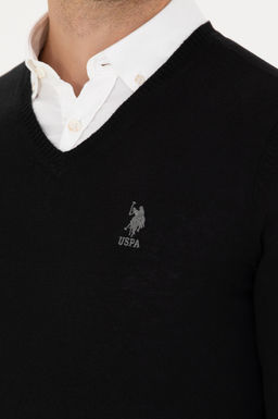 Мужской черный базовый свитер Неожиданная скидка в корзине - U.s. polo assn фото 14