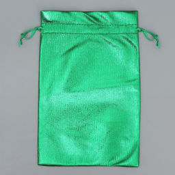 Цена за 10 шт. Мешочек подарочный парча Новогодние поздравления, 16 х 24 см +/- 1.5 см - Дарите счастье фото 6