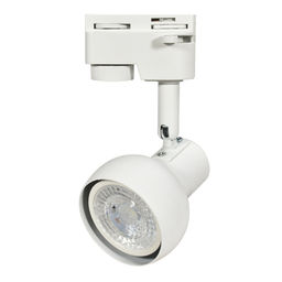 UBL-Q322 GU10 WHITE Светильник-прожектор трековый. Под лампу GU10. Корпус белый. ТМ Volpe